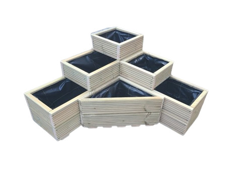 Tiered shape corner with - l,
