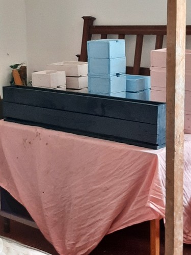 Handmade wooden planters - wooden,