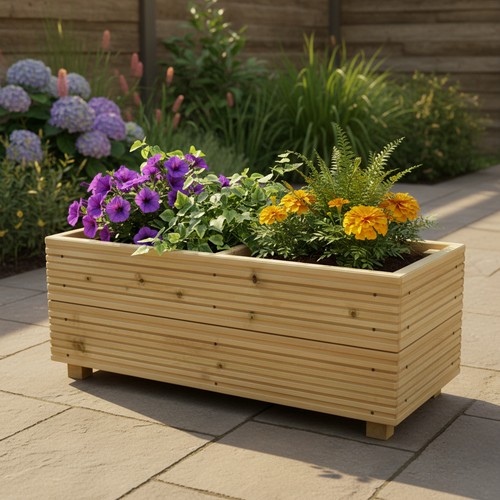 Twin large decking patio - large,