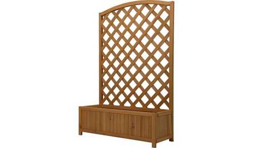 Lattice wooden garden - wooden, planter