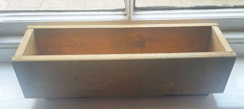 Wooden herb planter windowsill - herb,