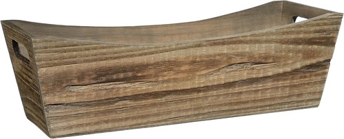 Handled wooden planter box - wooden, in