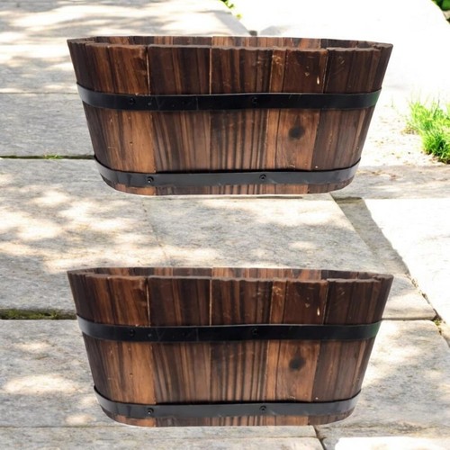 Rustic wooden effect - rustic, oval