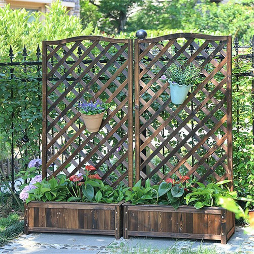 Large wooden garden - large, planter