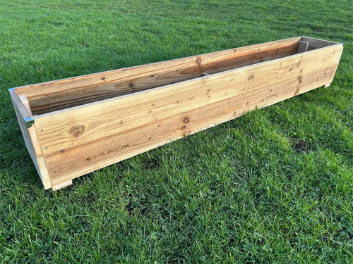 Wooden garden planter ready - wooden,