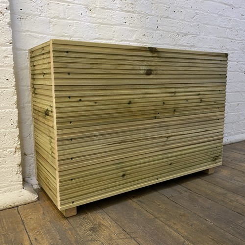 Large tall decking patio - large,