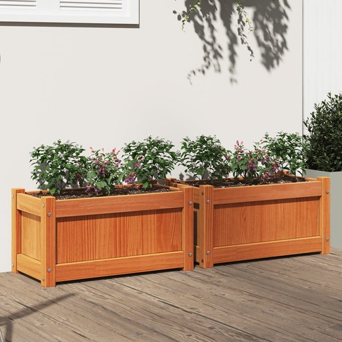 Planter wooden garden - 2x,