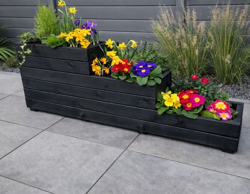 Large black wooden - large,
