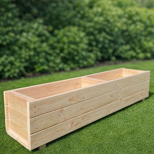 Wooden garden trough - garden,