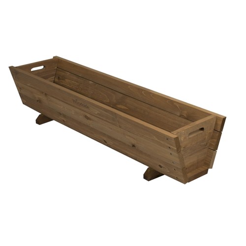 Wooden garden planter box - garden,
