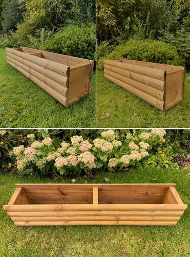 Wooden planters garden - wooden, outdoor